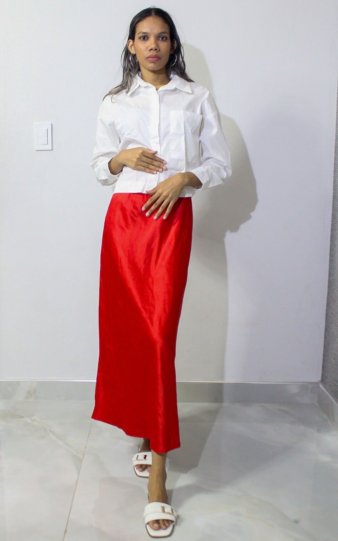 Red Slip skirt